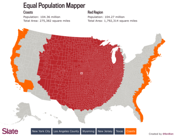 Equal Population Mapper Interactive Infographic