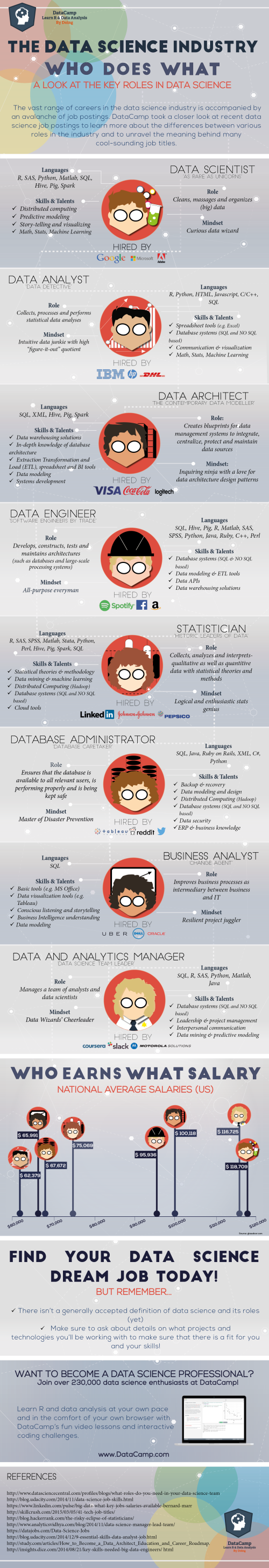 The Data Science Industry: Who Does What? infographic